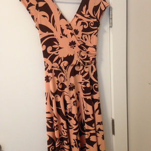 Faux Wrap Dress by London Times, Size 4